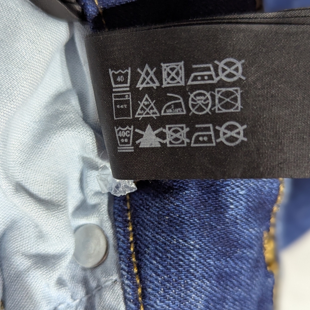 Zara Blue 7223/265 Mid-rise Bootcut Blue Denim Jeans Size 4 US - Picture 9 of 14